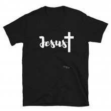 "Jesus" - Short-Sleeve Unisex T-Shirt (Black)